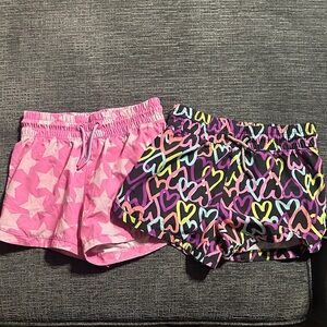 Vibrant Pink and Multicolor Kids Shorts